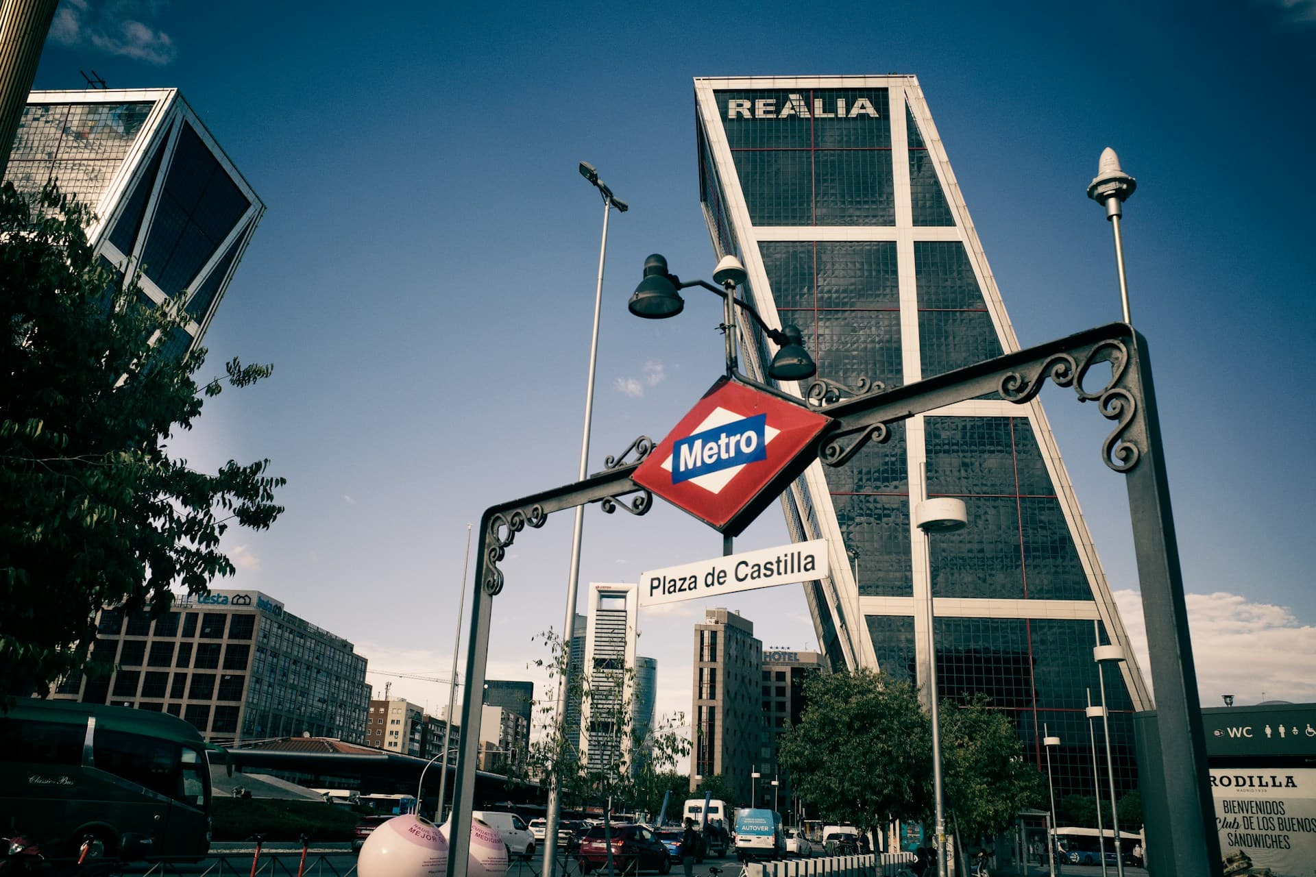 Plaza de Castilla in the Tetuán district, featuring iconic modern architecture at the gateway to Madrid’s northern business hub.